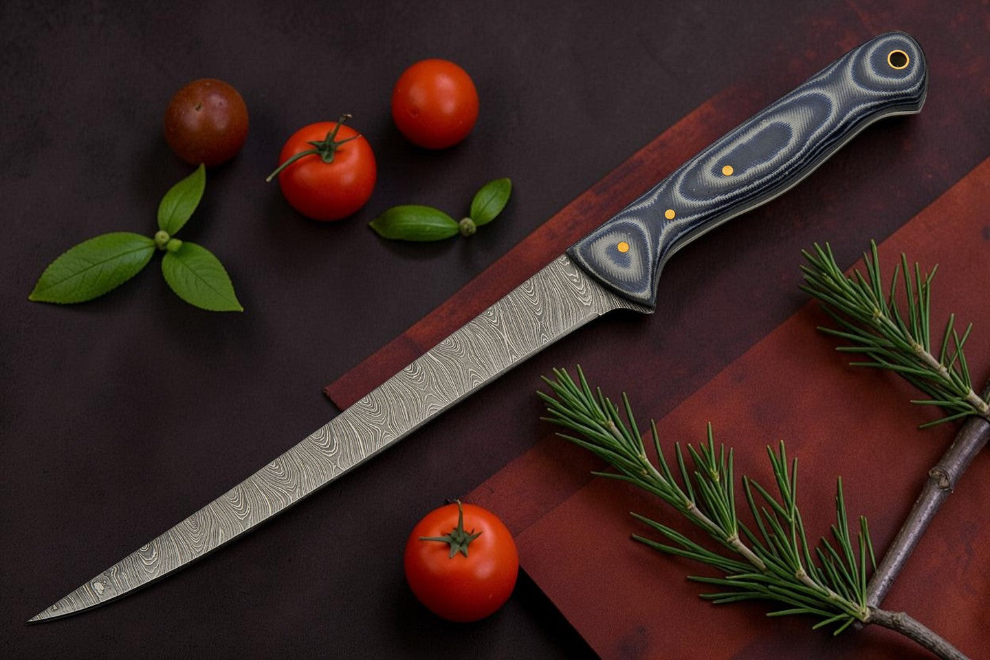 Tactedge Damascus Fillet Knife