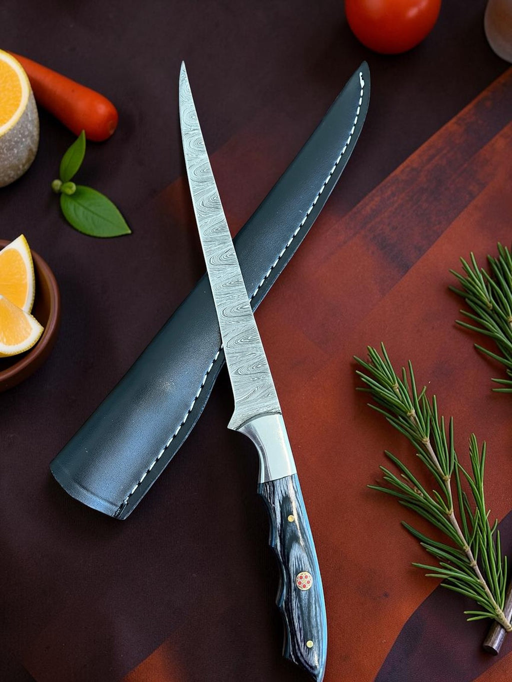 Shadowforge Damascus Fillet Knife