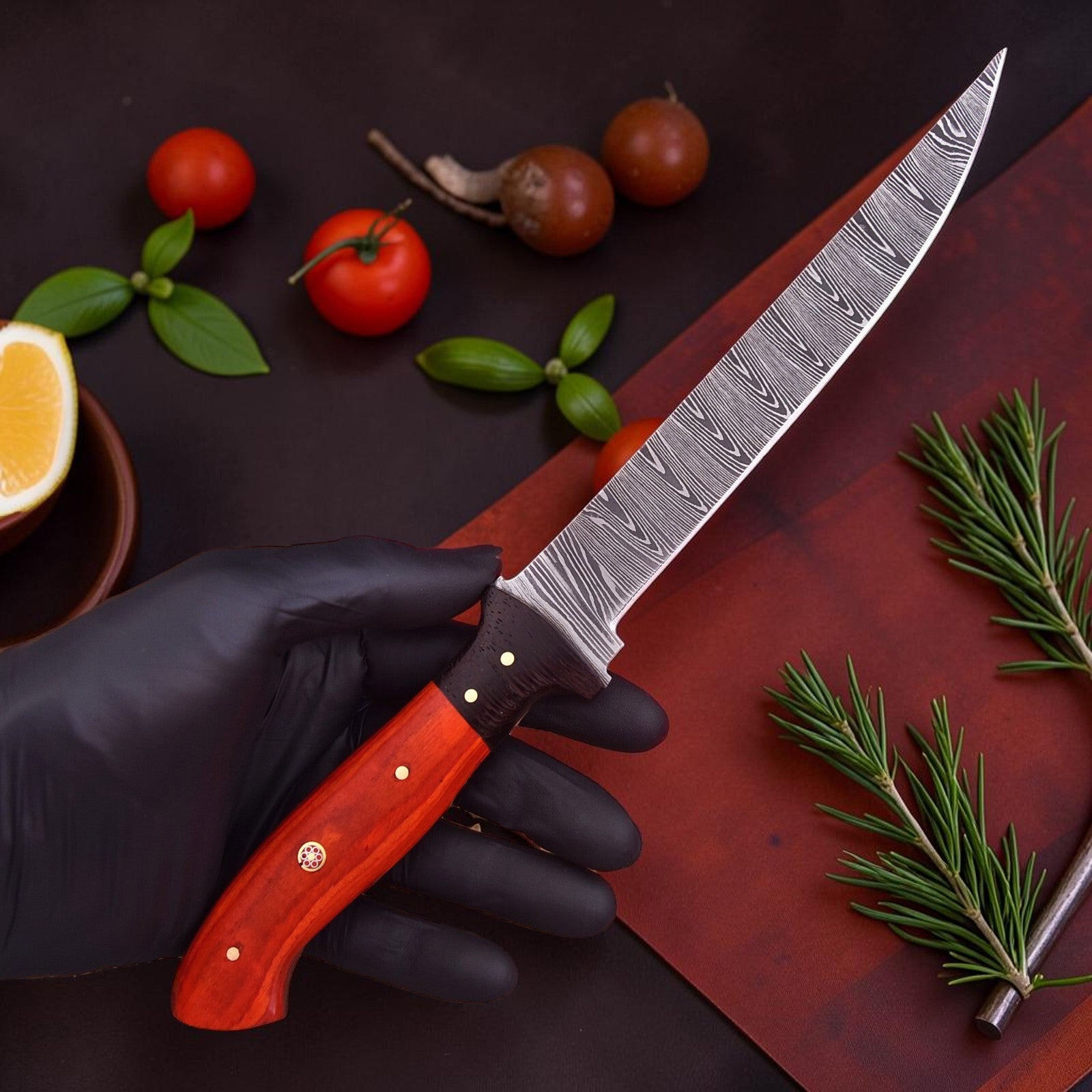 Sungrove Damascus Fillet Knife