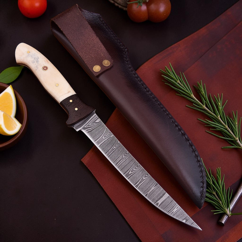 Ivywood Damascus Fillet Knife