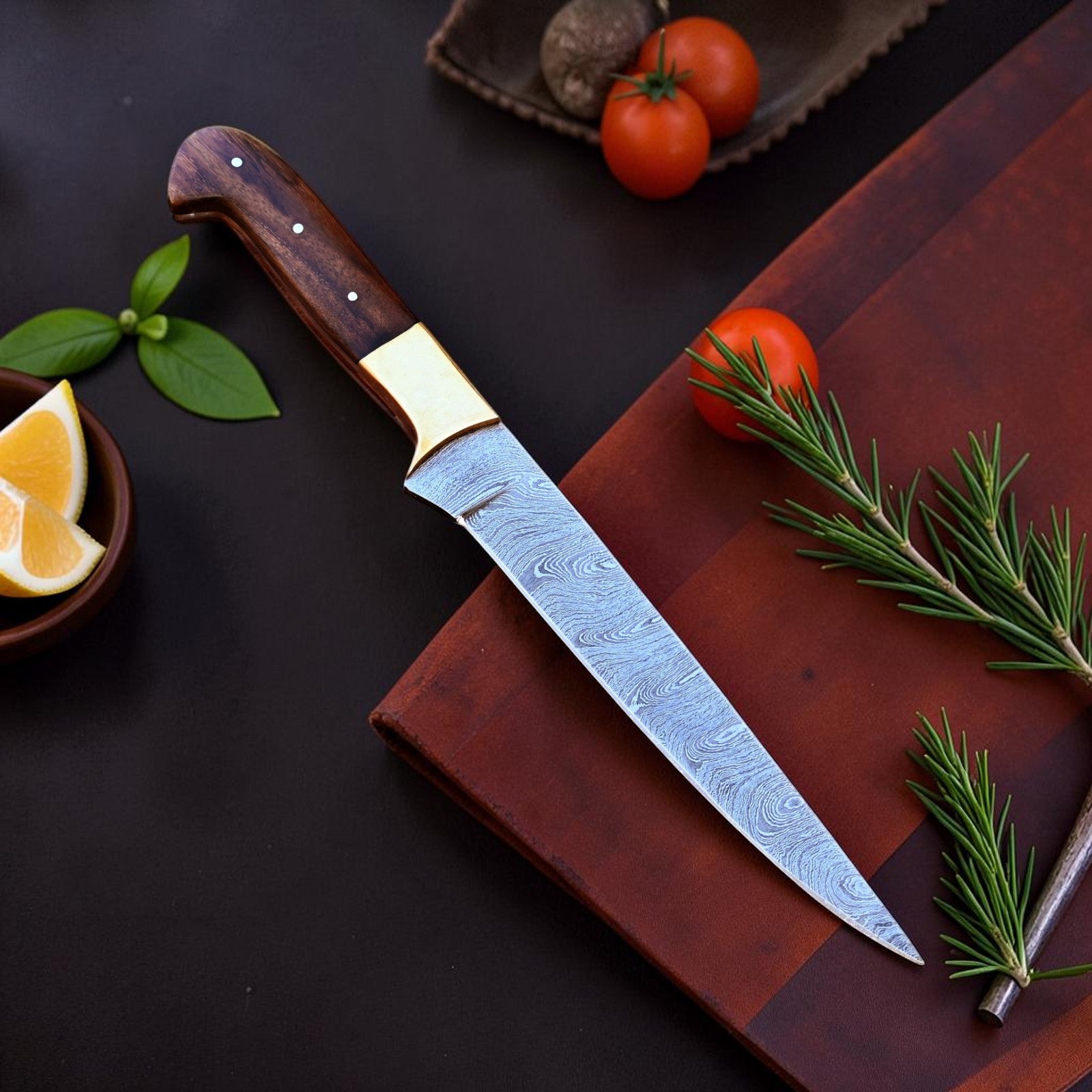 Goldenrose Damascus Fillet Knife